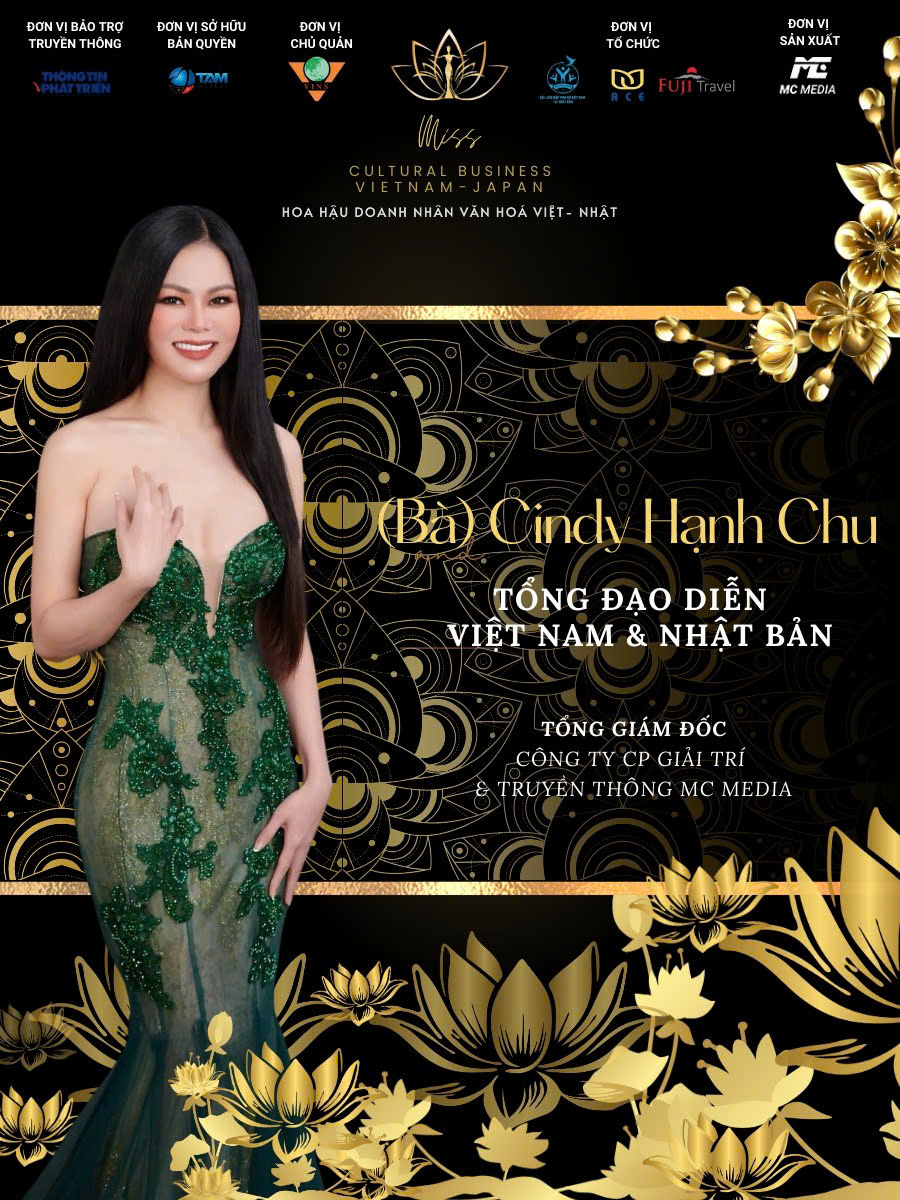 (Bà) Cindy Hạnh Chu - Tổng Đạo Diễn Việt Nam & Nhật